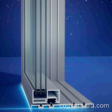 Stylish Narrow Frame Internu Alluminum Aluminiu Sliden Dorses